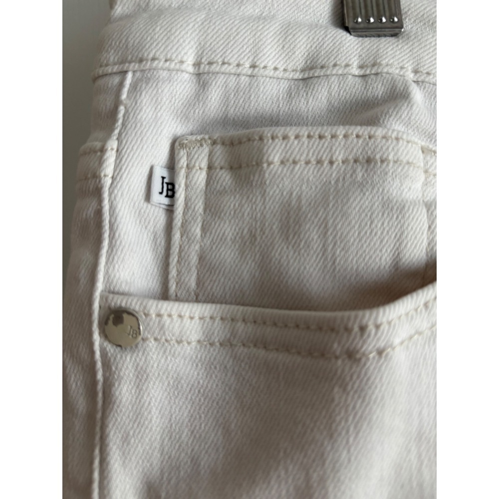 Judy Blue White Wide Leg Crop Jeans – Size 30 - Picture 8 of 10